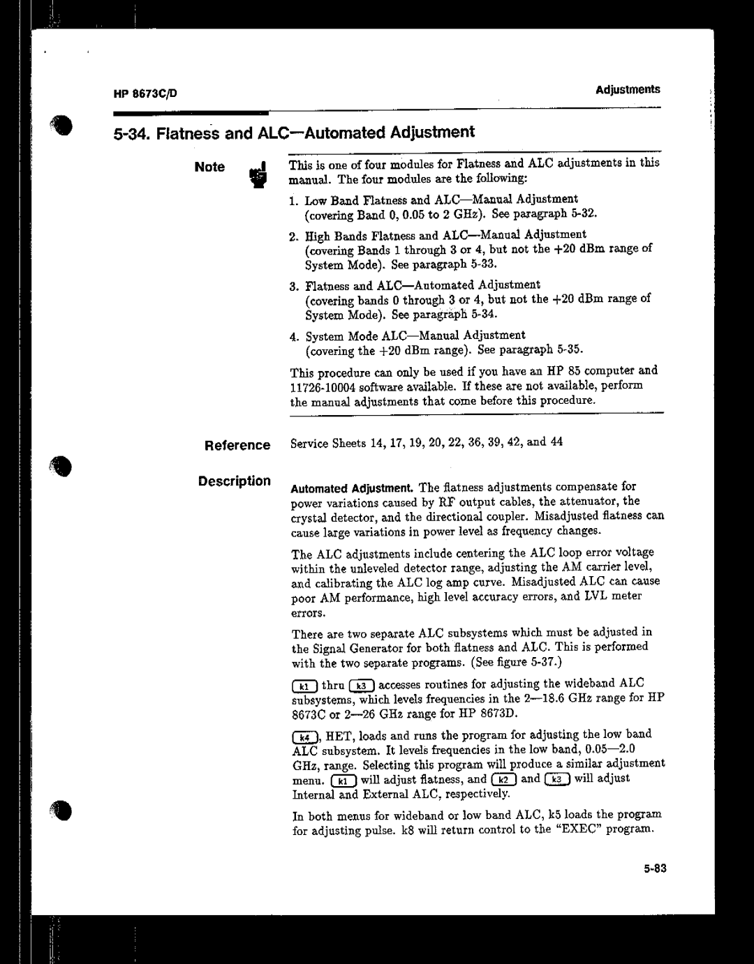 HP 8673 manual 