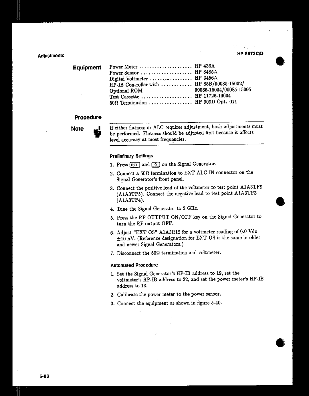 HP 8673 manual 