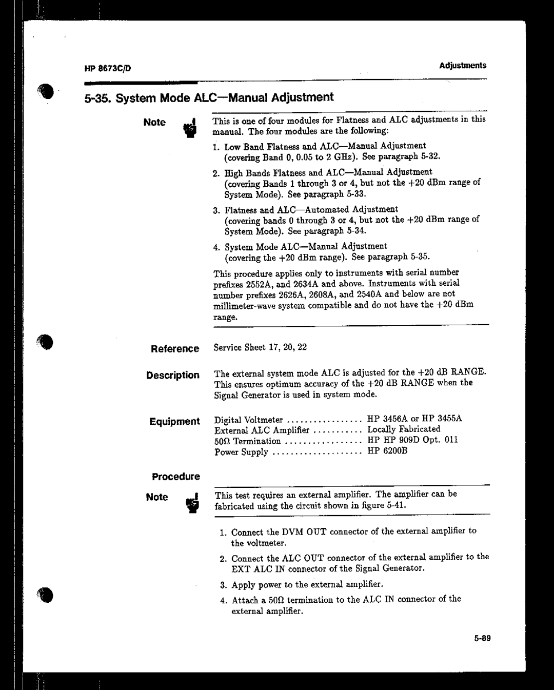 HP 8673 manual 