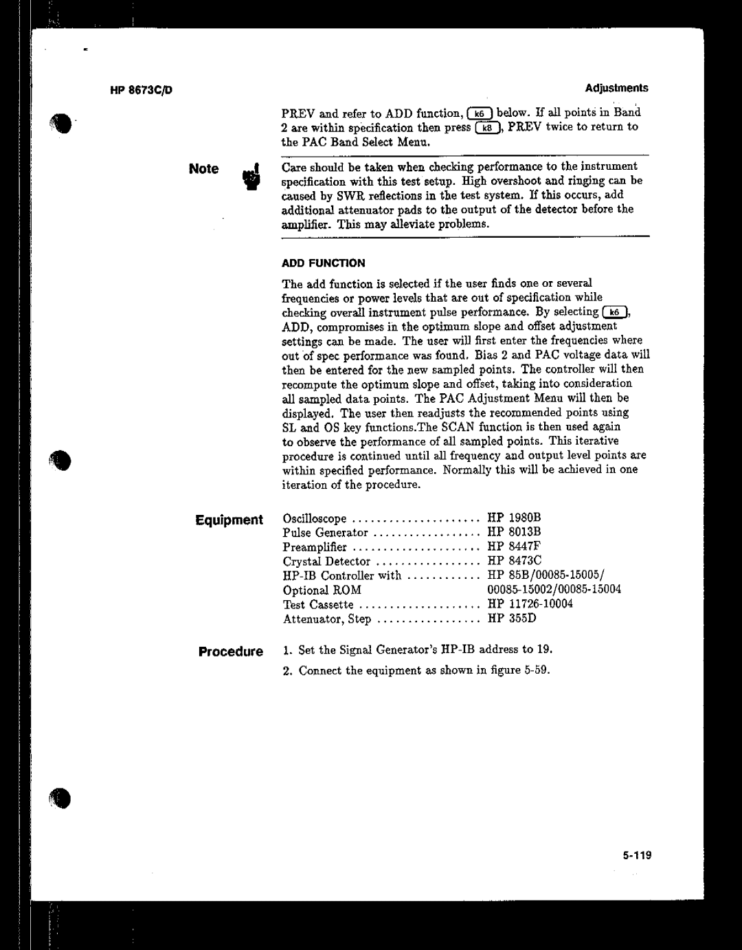 HP 8673 manual 