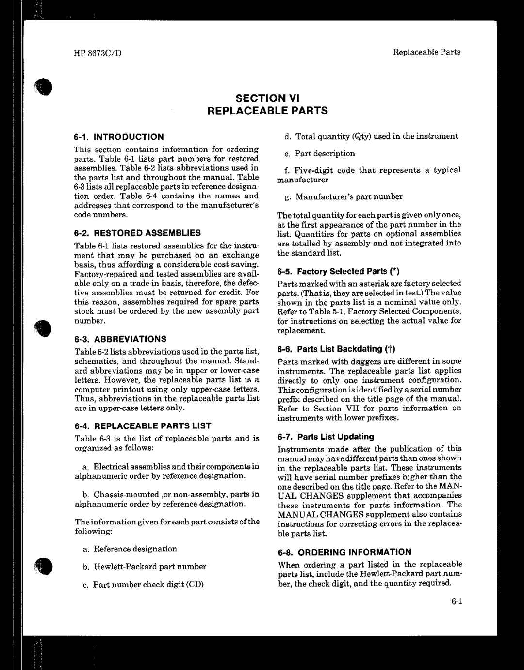 HP 8673 manual 