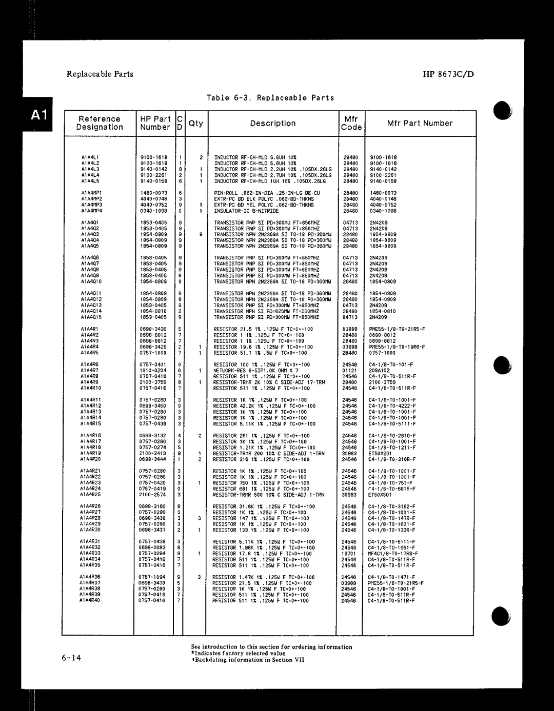 HP 8673 manual 