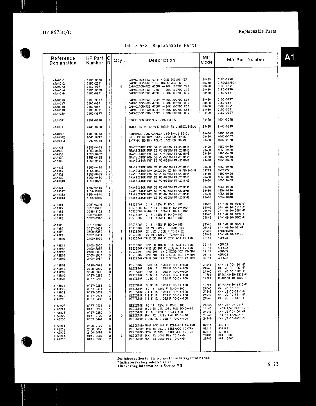 HP 8673 manual 