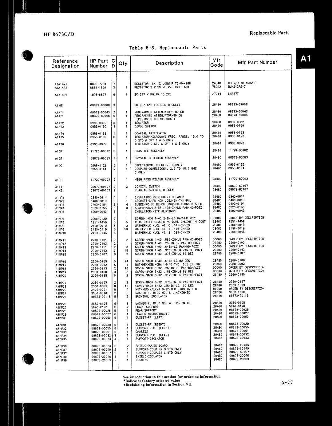 HP 8673 manual 