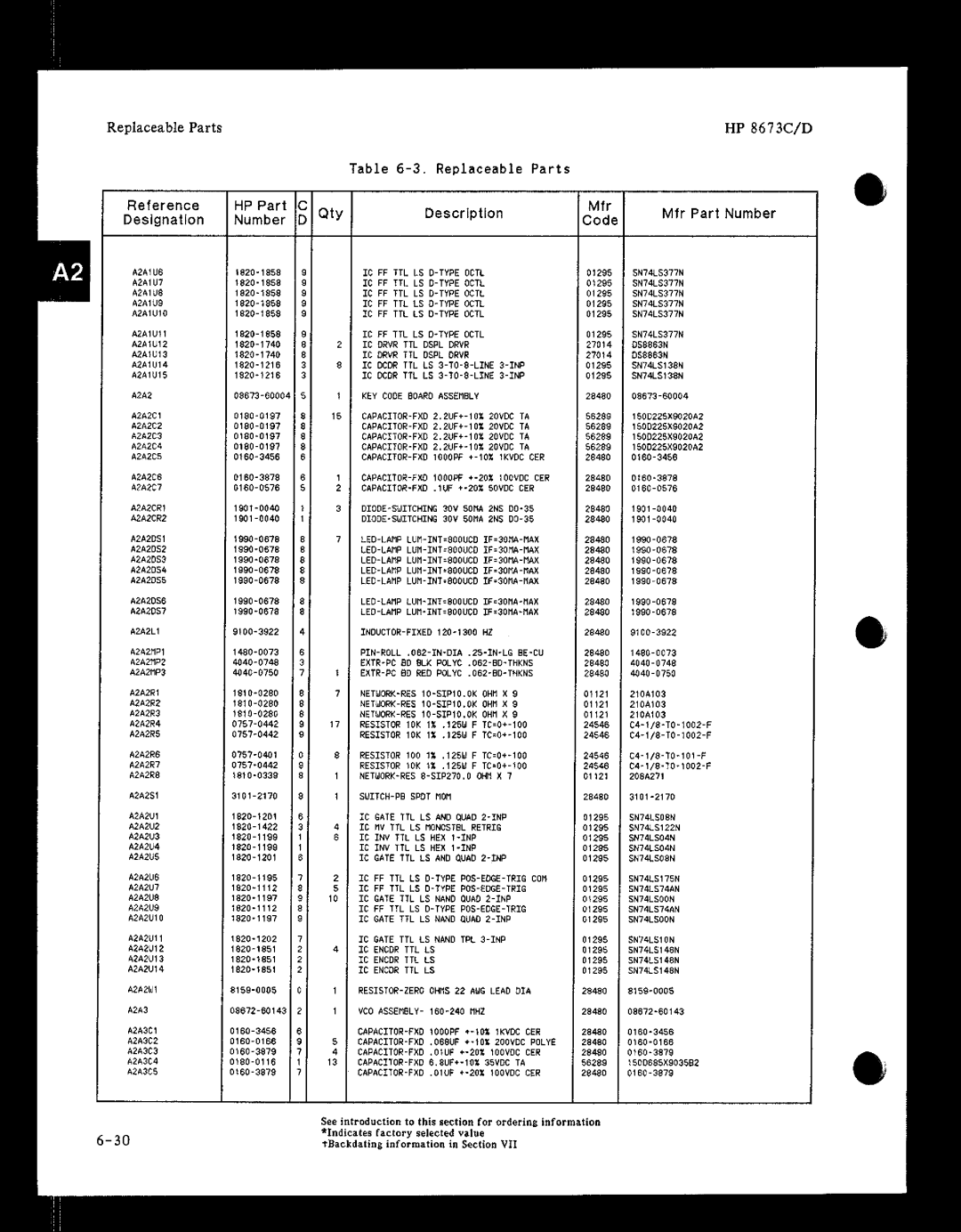 HP 8673 manual 