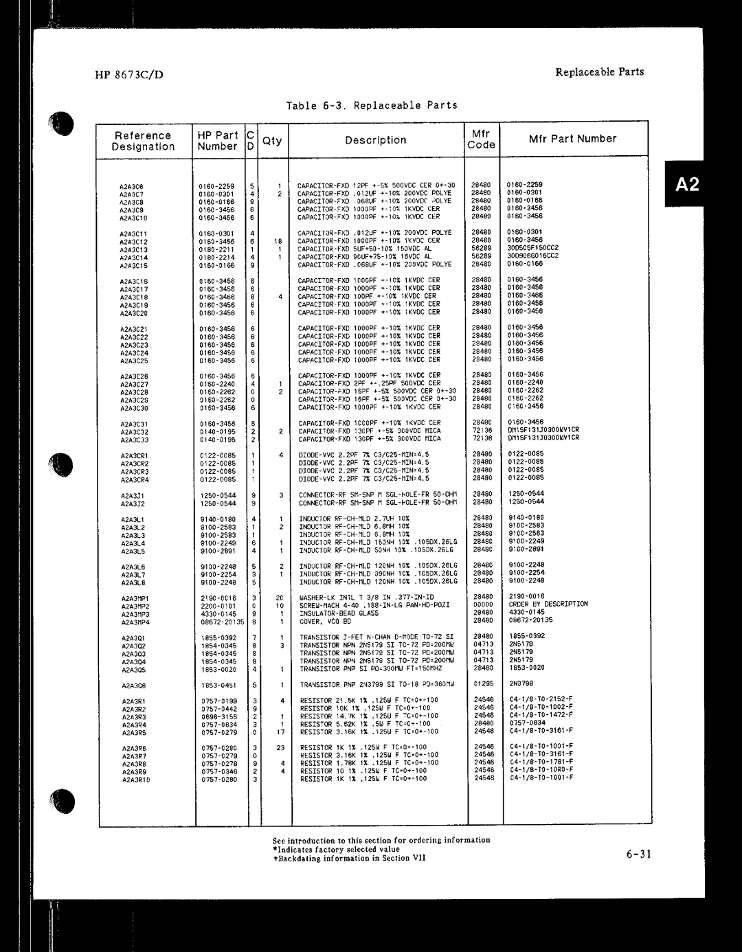 HP 8673 manual 