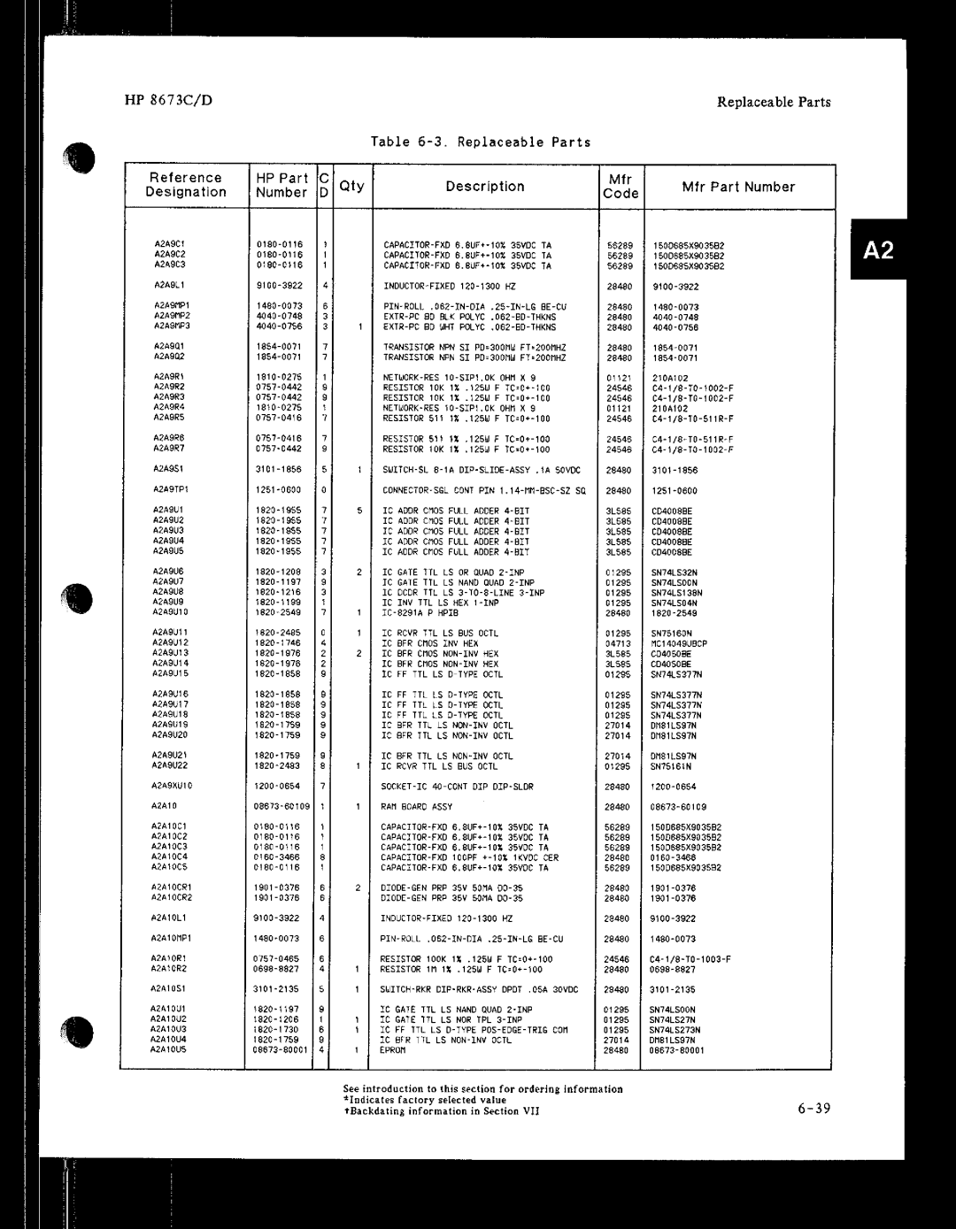 HP 8673 manual 