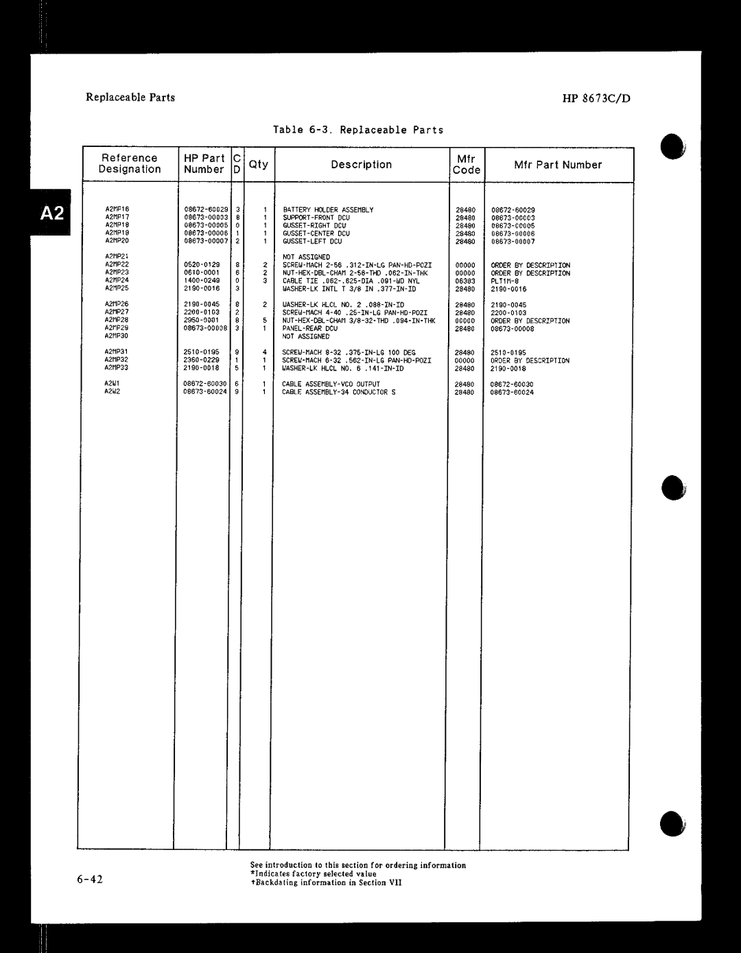 HP 8673 manual 