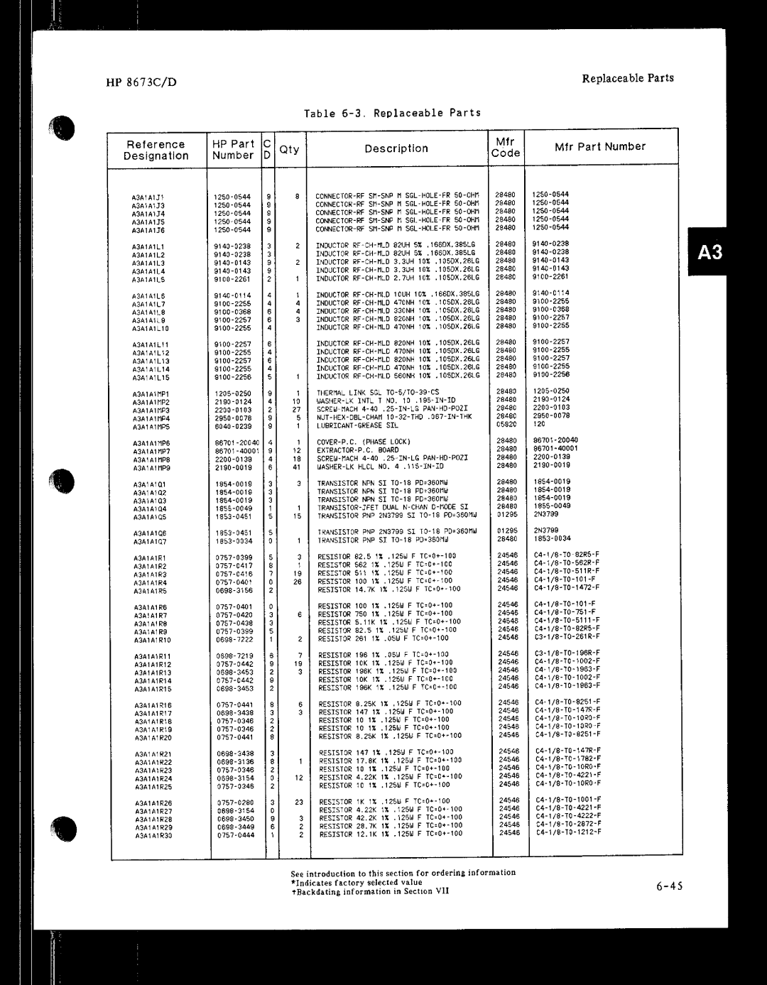 HP 8673 manual 