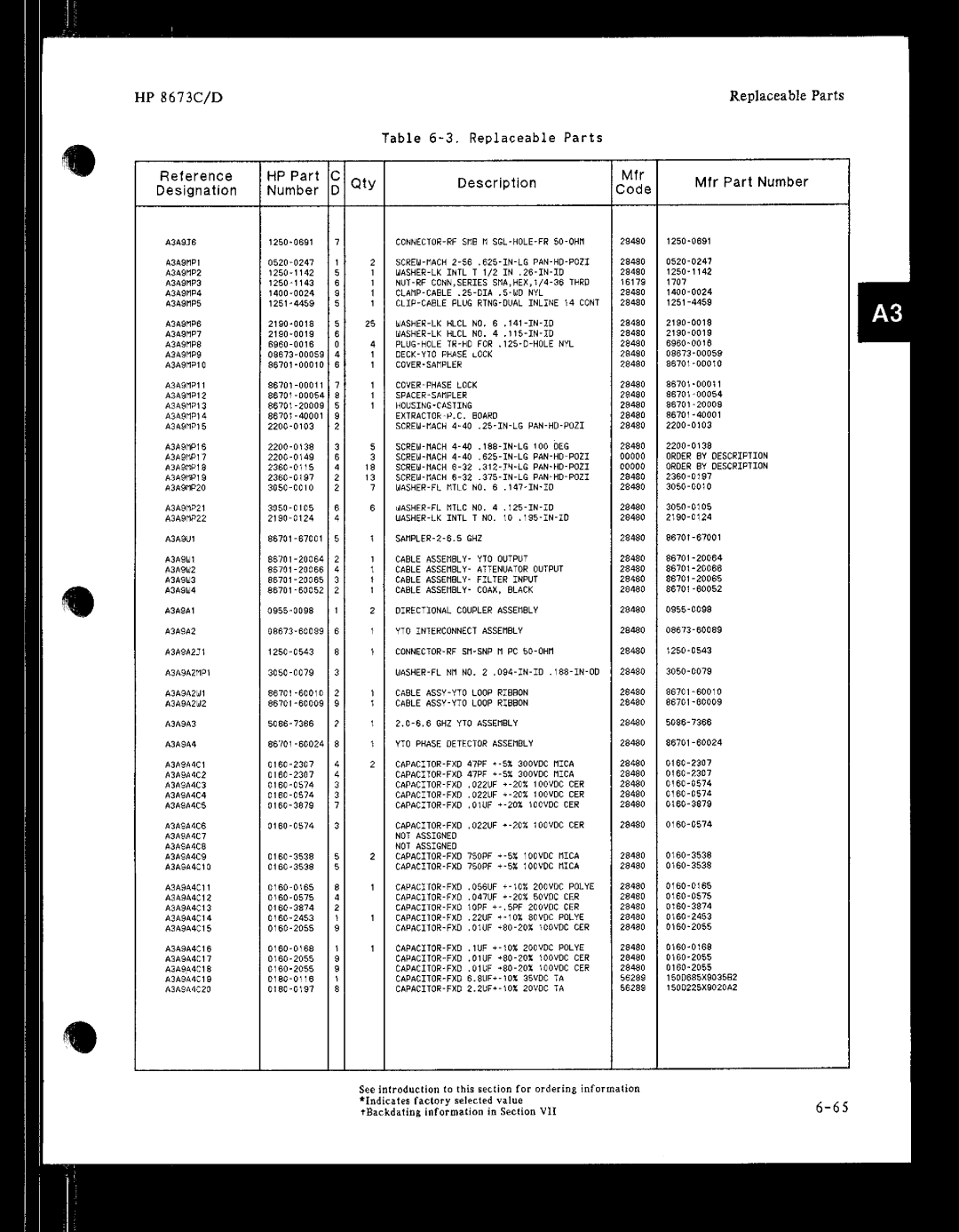 HP 8673 manual 