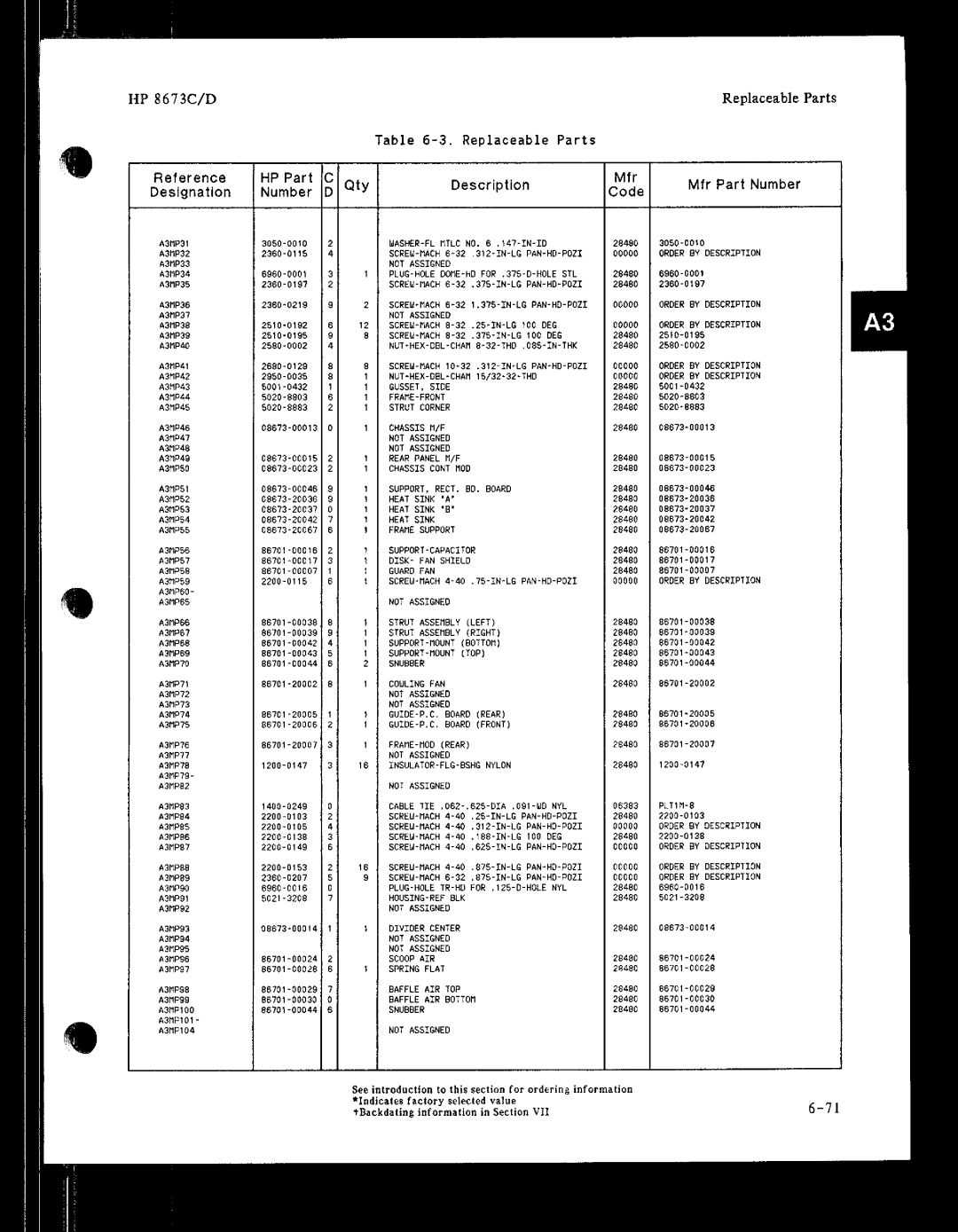 HP 8673 manual 