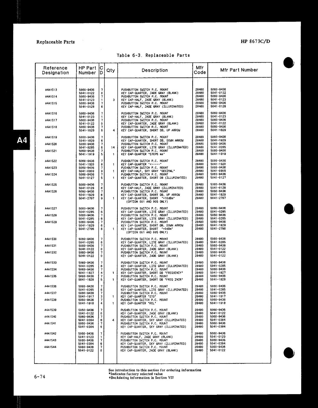 HP 8673 manual 