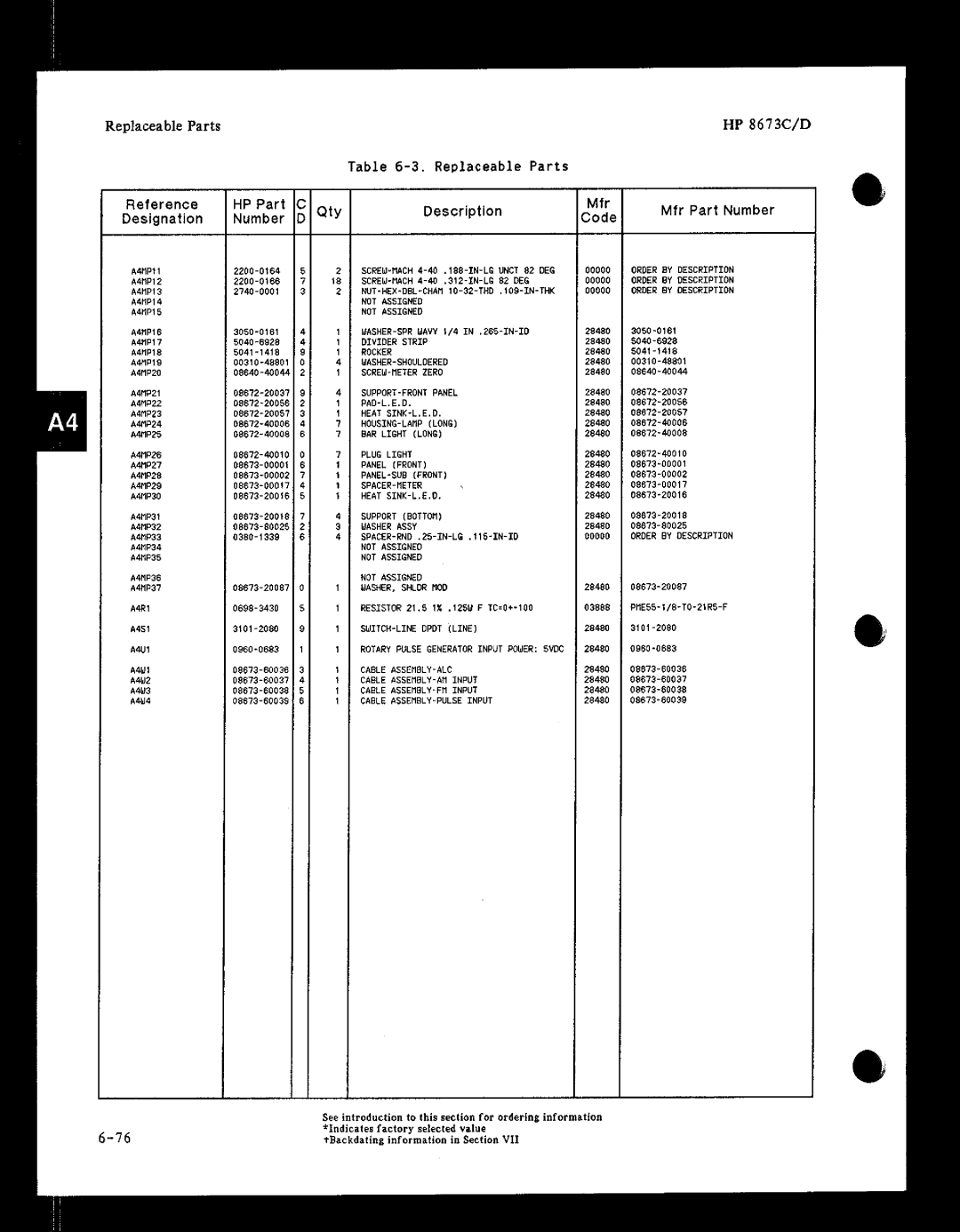 HP 8673 manual 