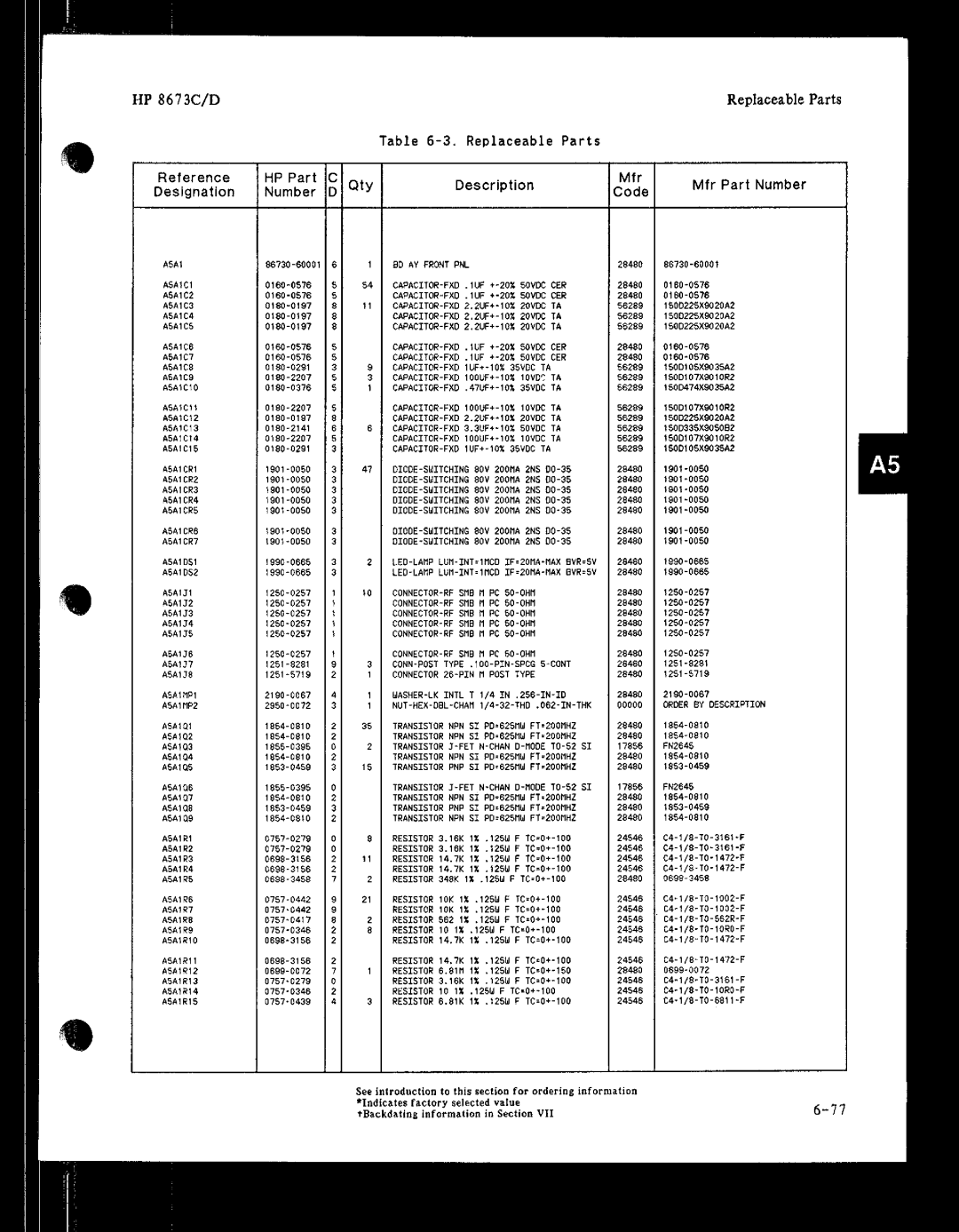 HP 8673 manual 