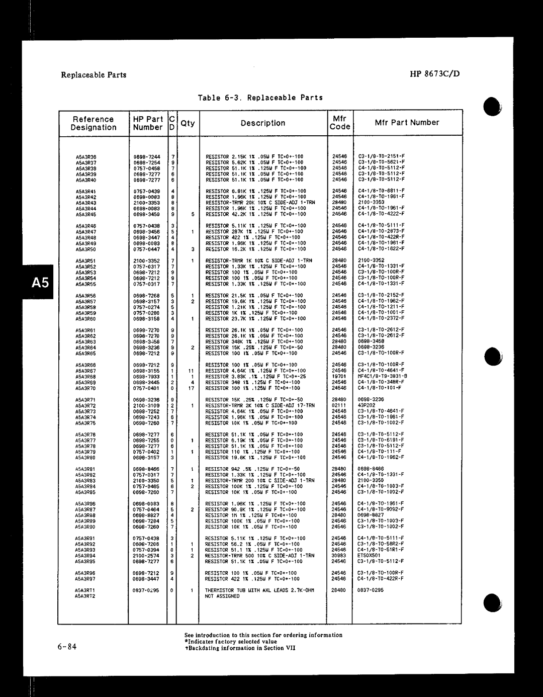 HP 8673 manual 