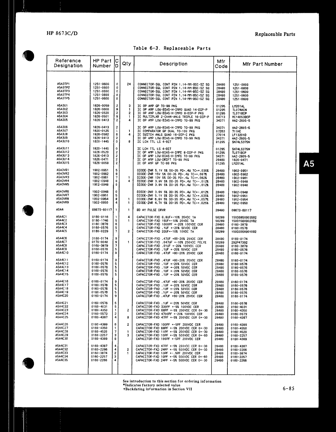 HP 8673 manual 