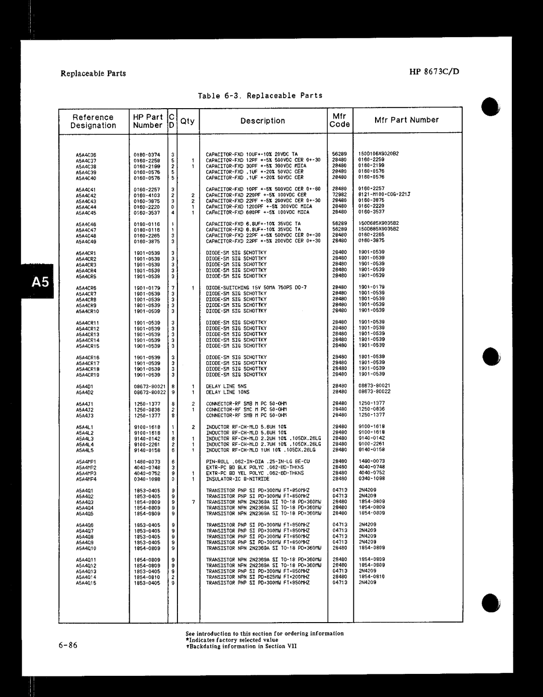 HP 8673 manual 