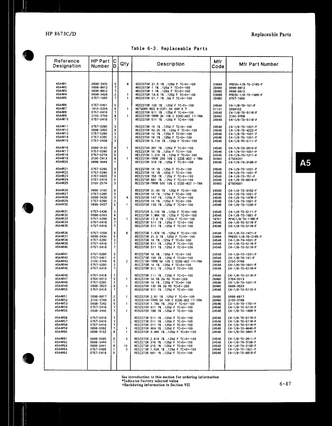 HP 8673 manual 