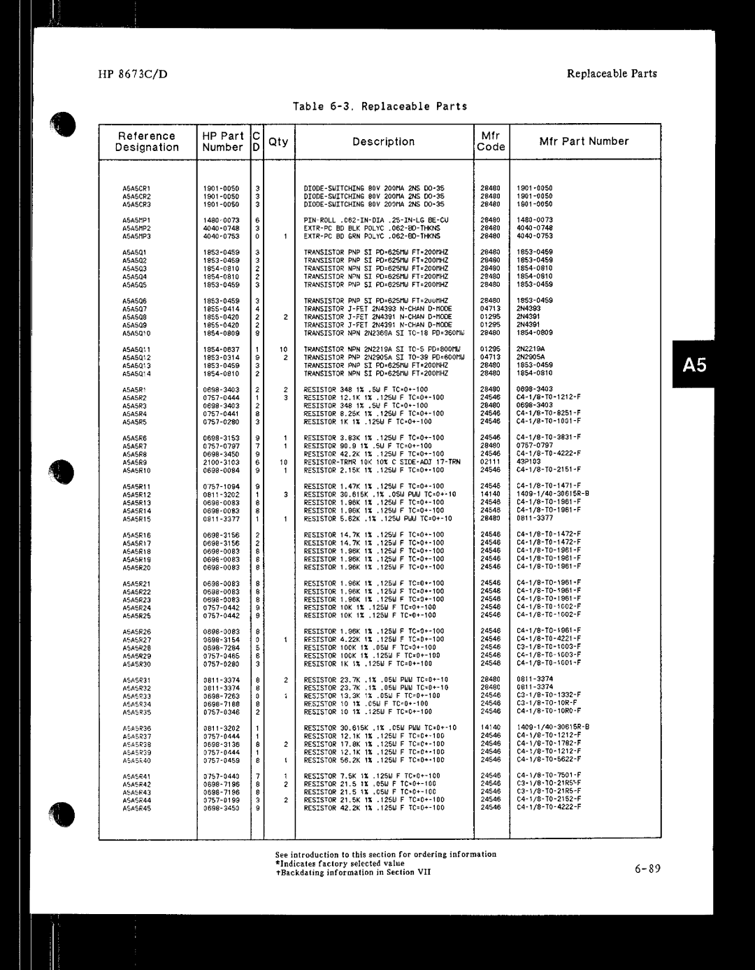 HP 8673 manual 