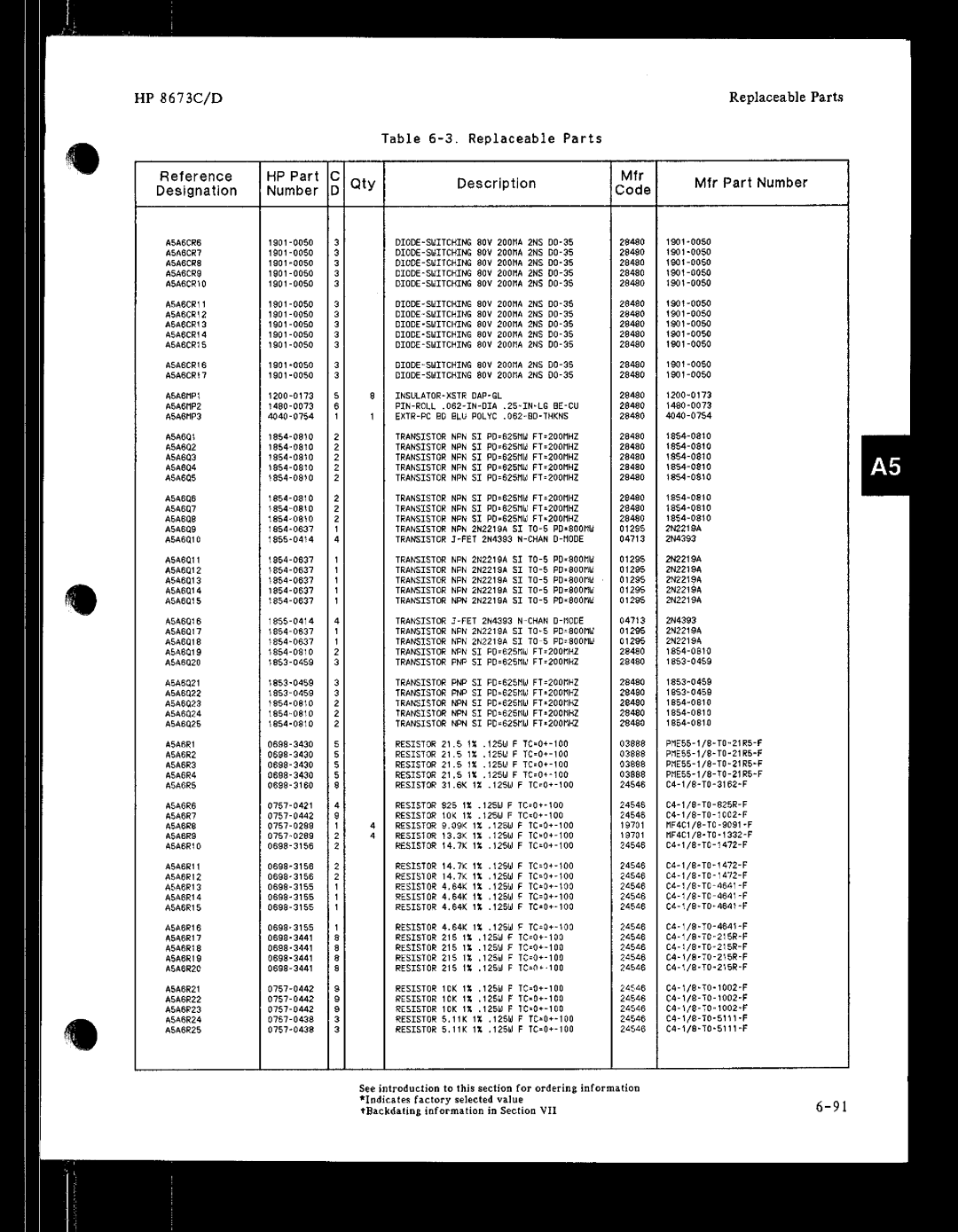 HP 8673 manual 