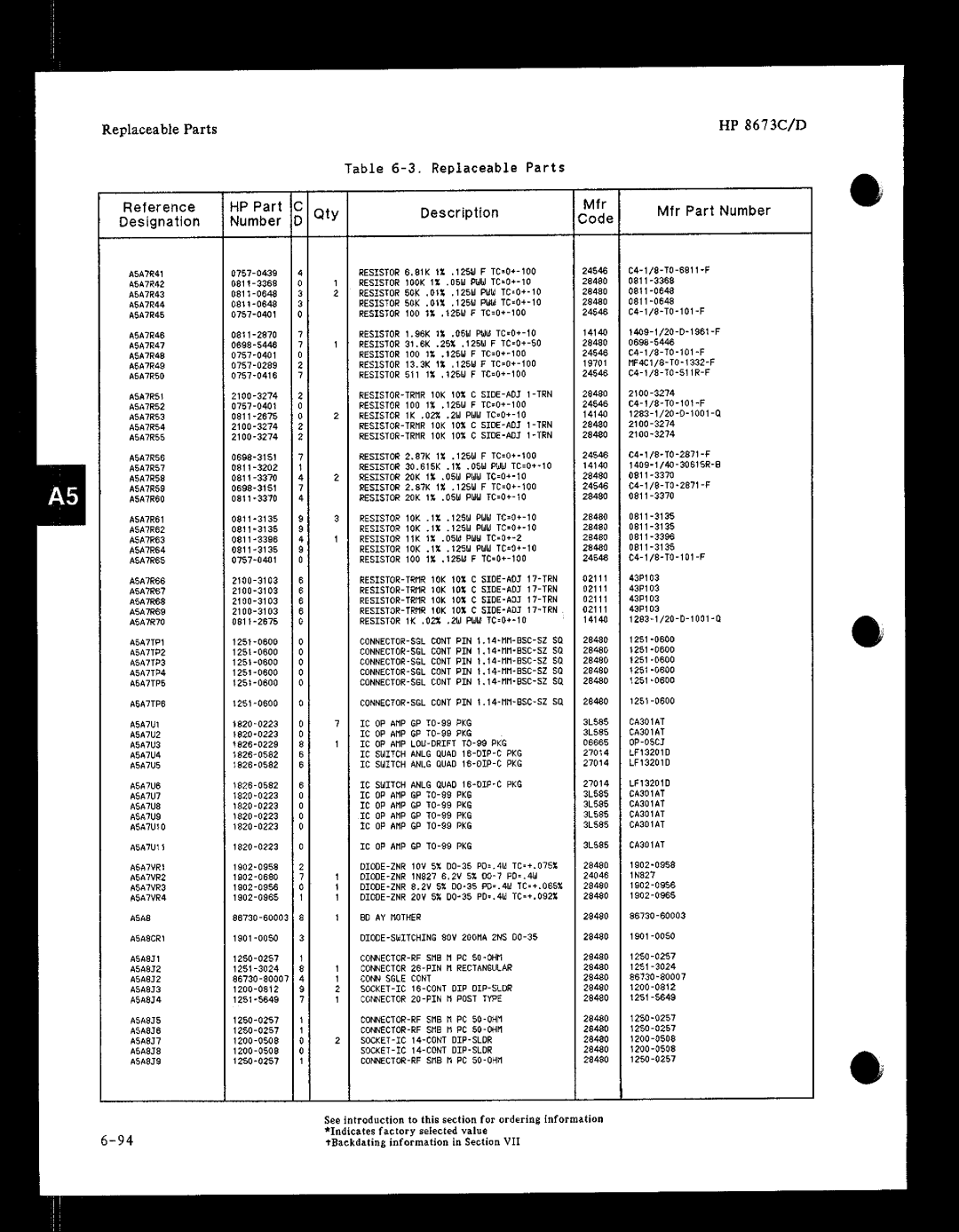 HP 8673 manual 