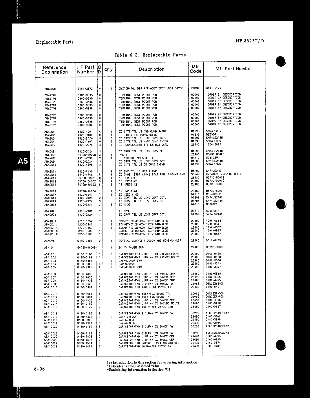 HP 8673 manual 