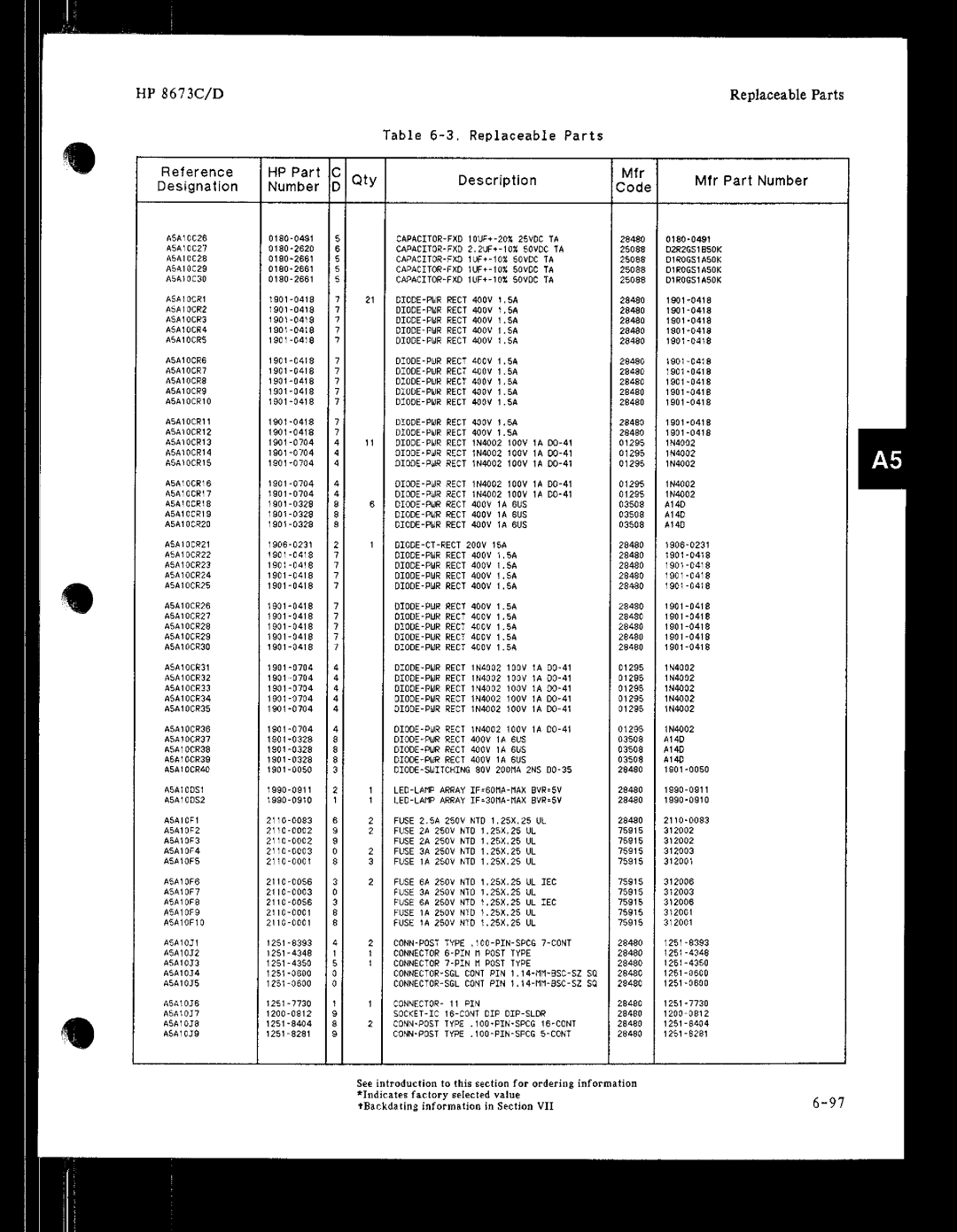 HP 8673 manual 