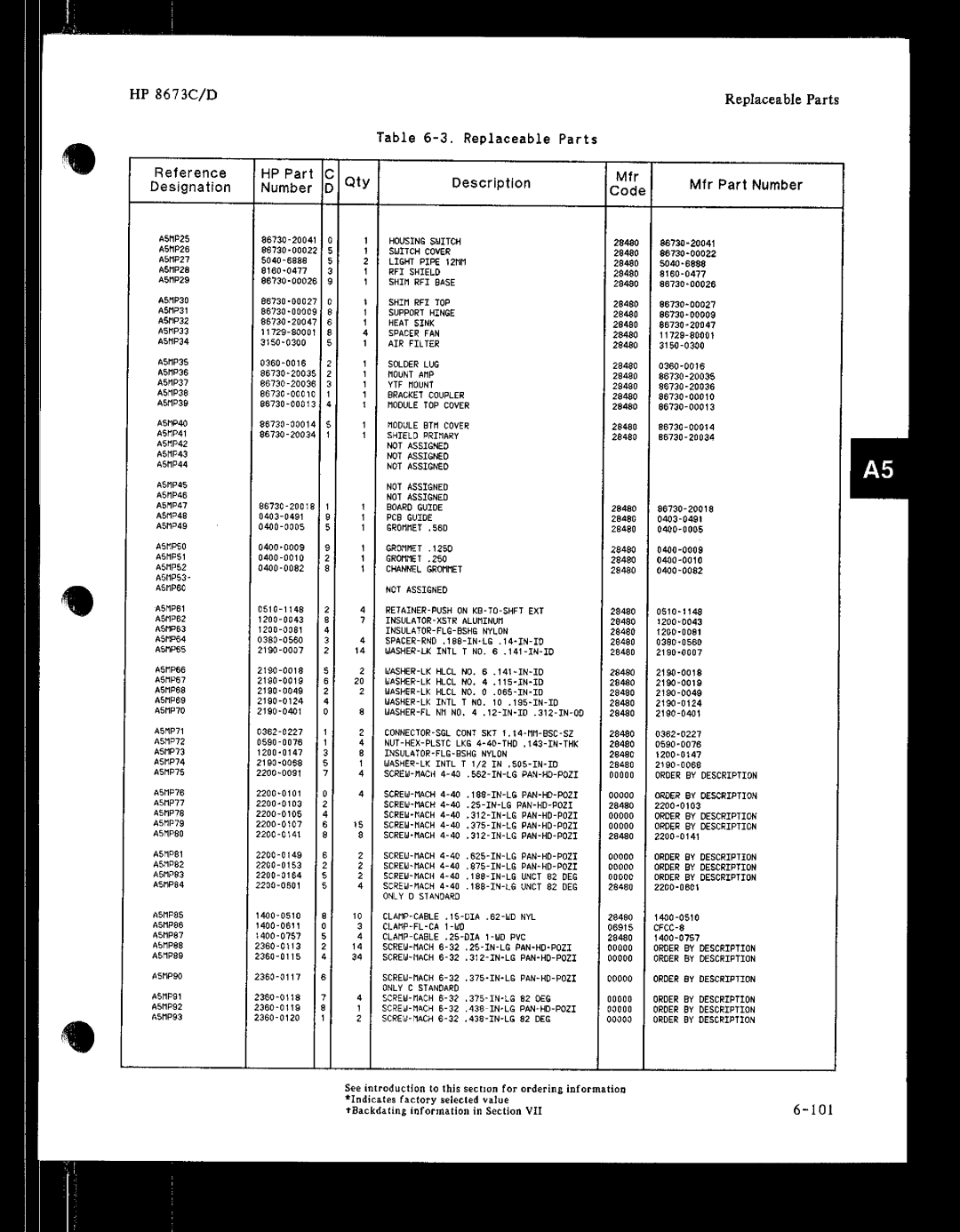 HP 8673 manual 