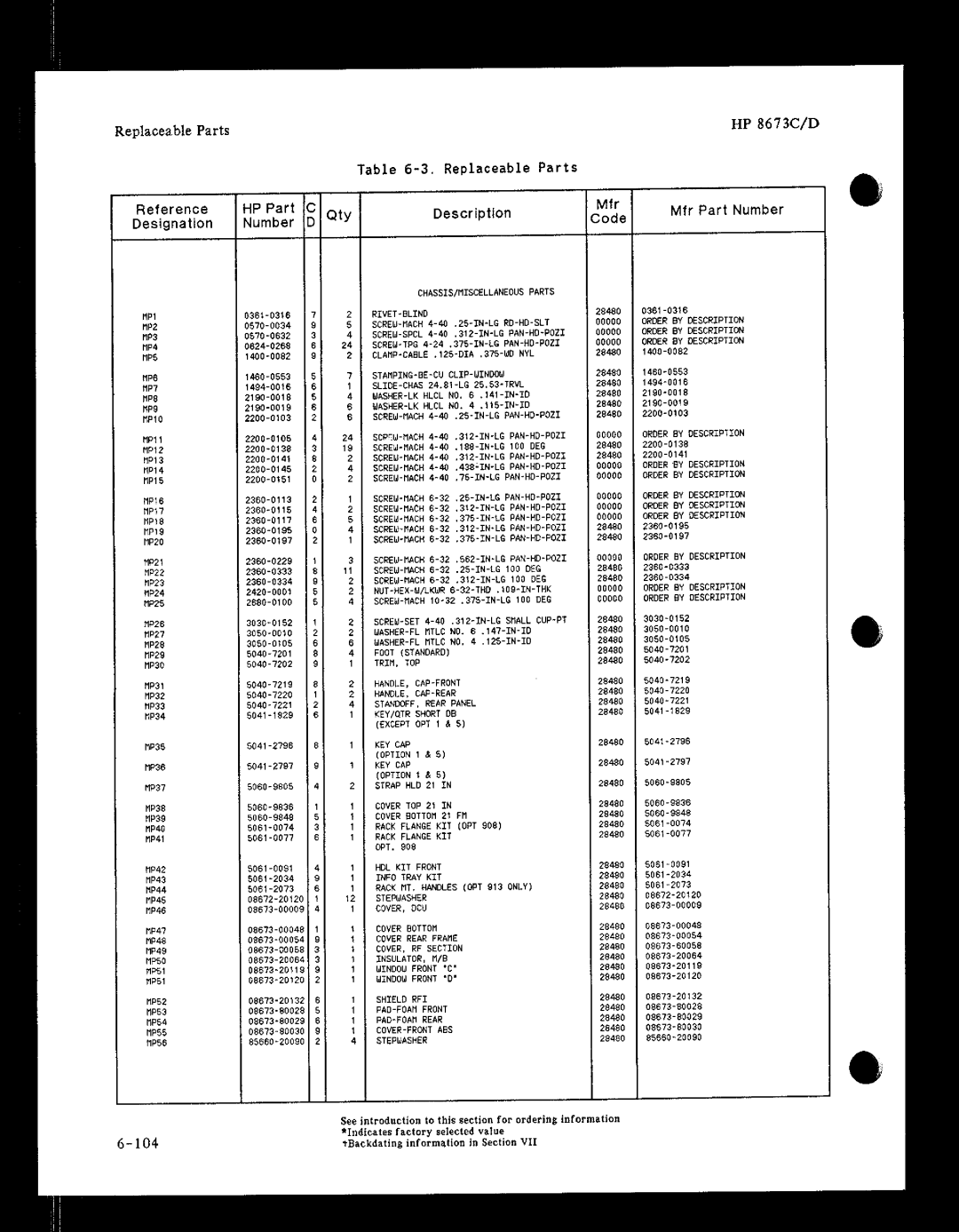 HP 8673 manual 