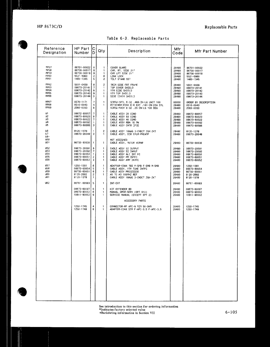 HP 8673 manual 