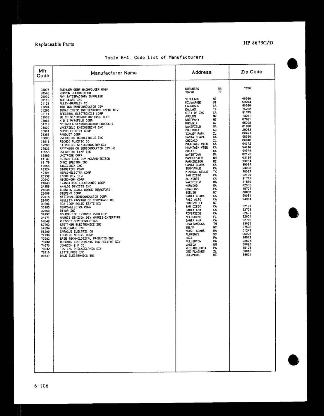 HP 8673 manual 