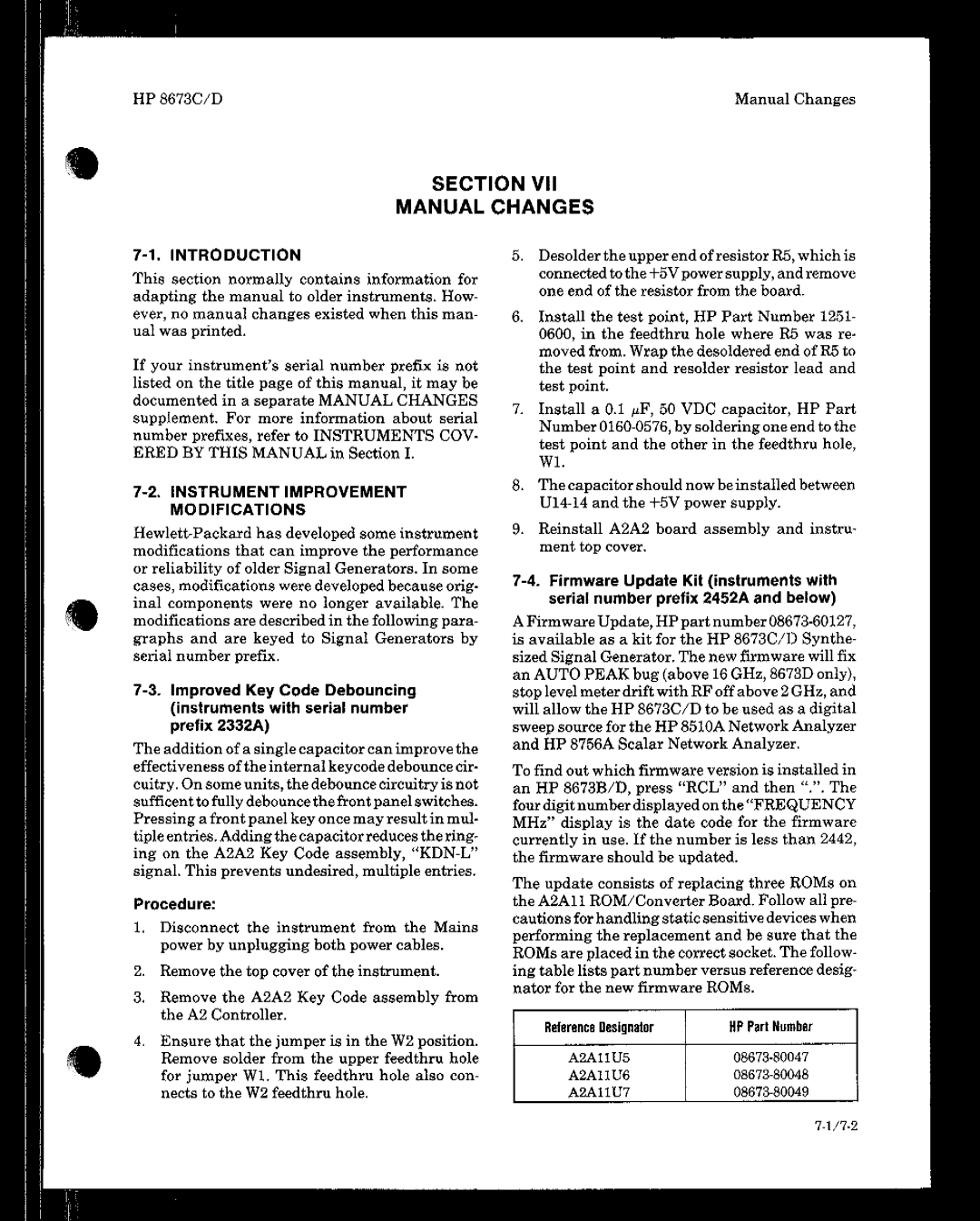 HP 8673 manual 