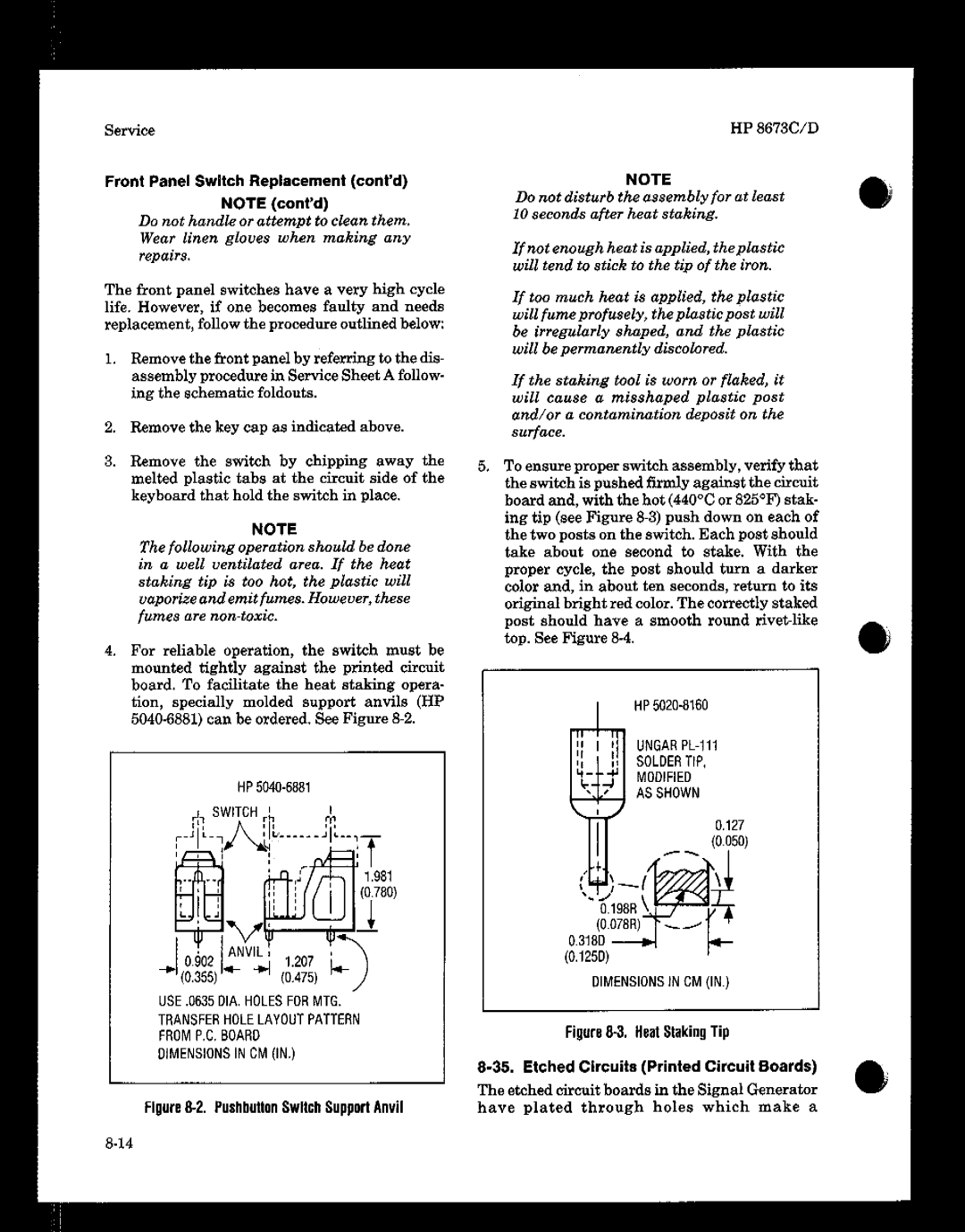 HP 8673 manual 