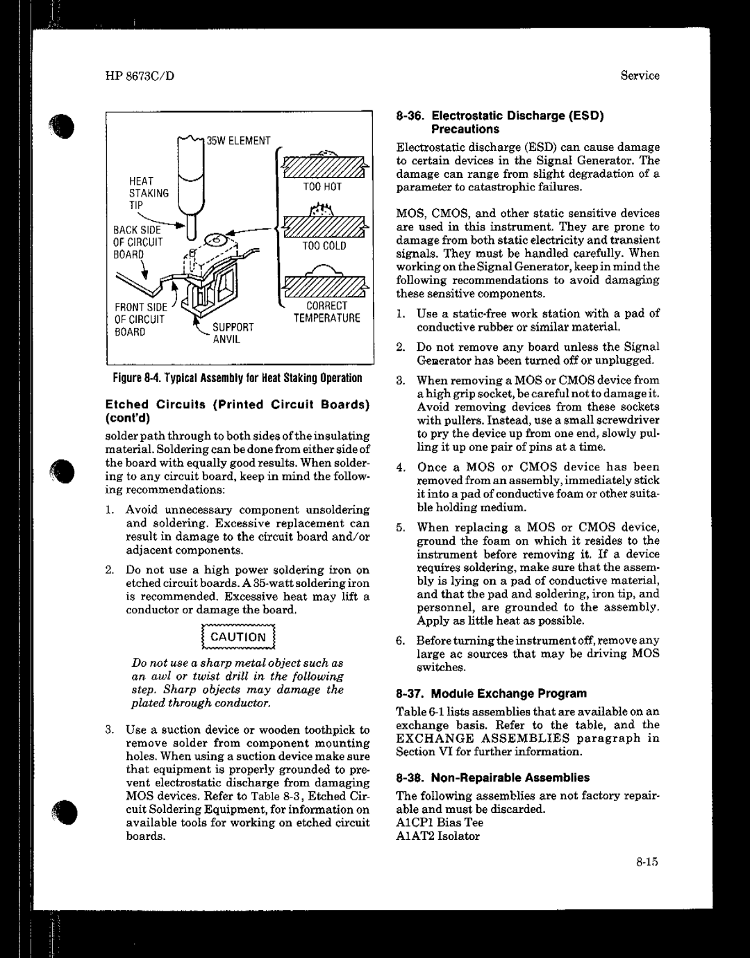 HP 8673 manual 