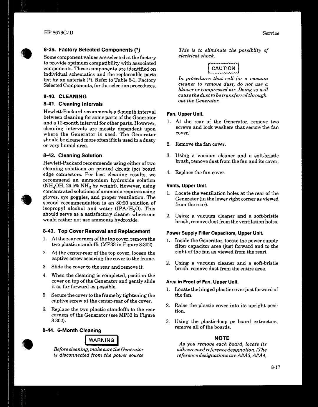 HP 8673 manual 