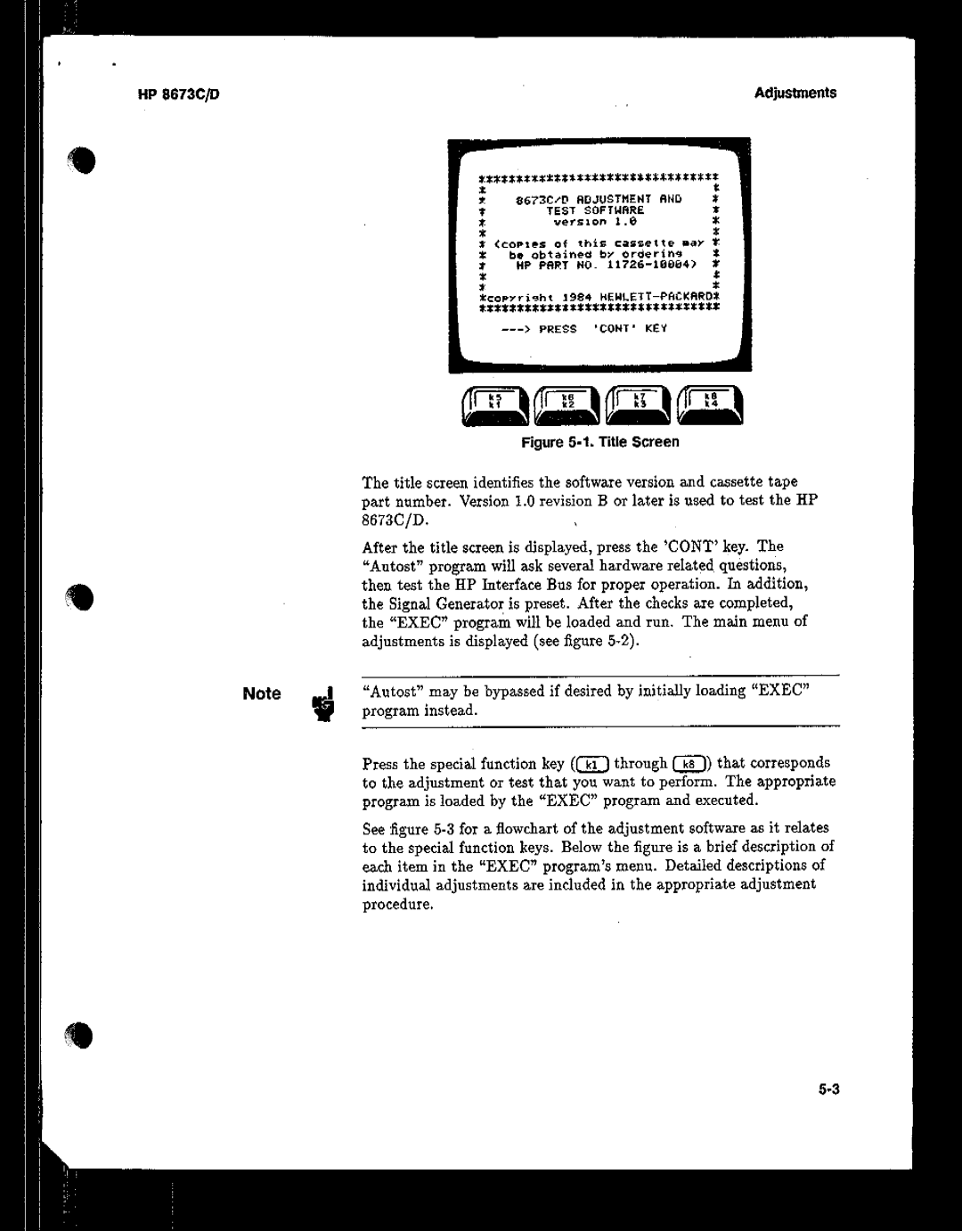 HP 8673 manual 