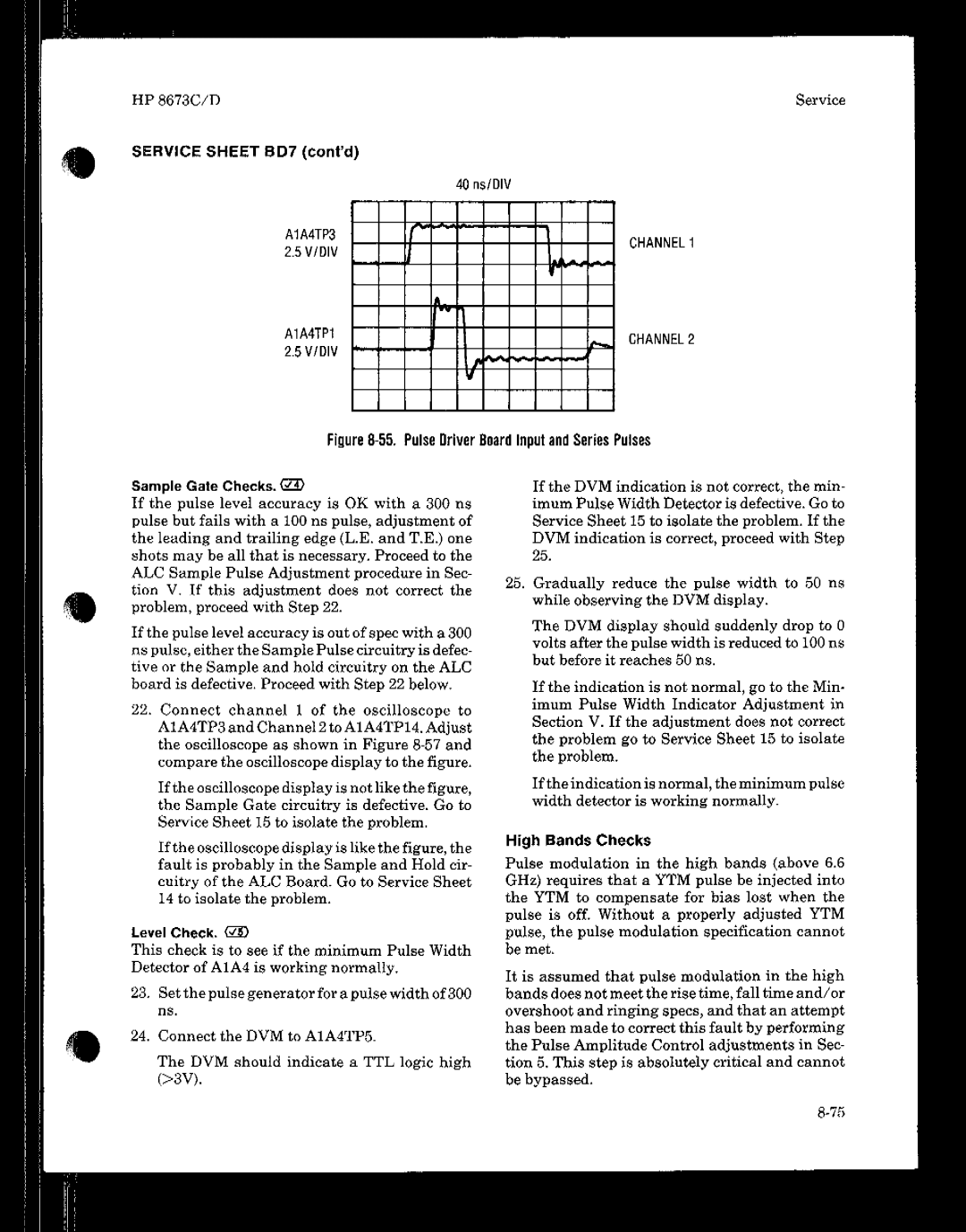 HP 8673 manual 