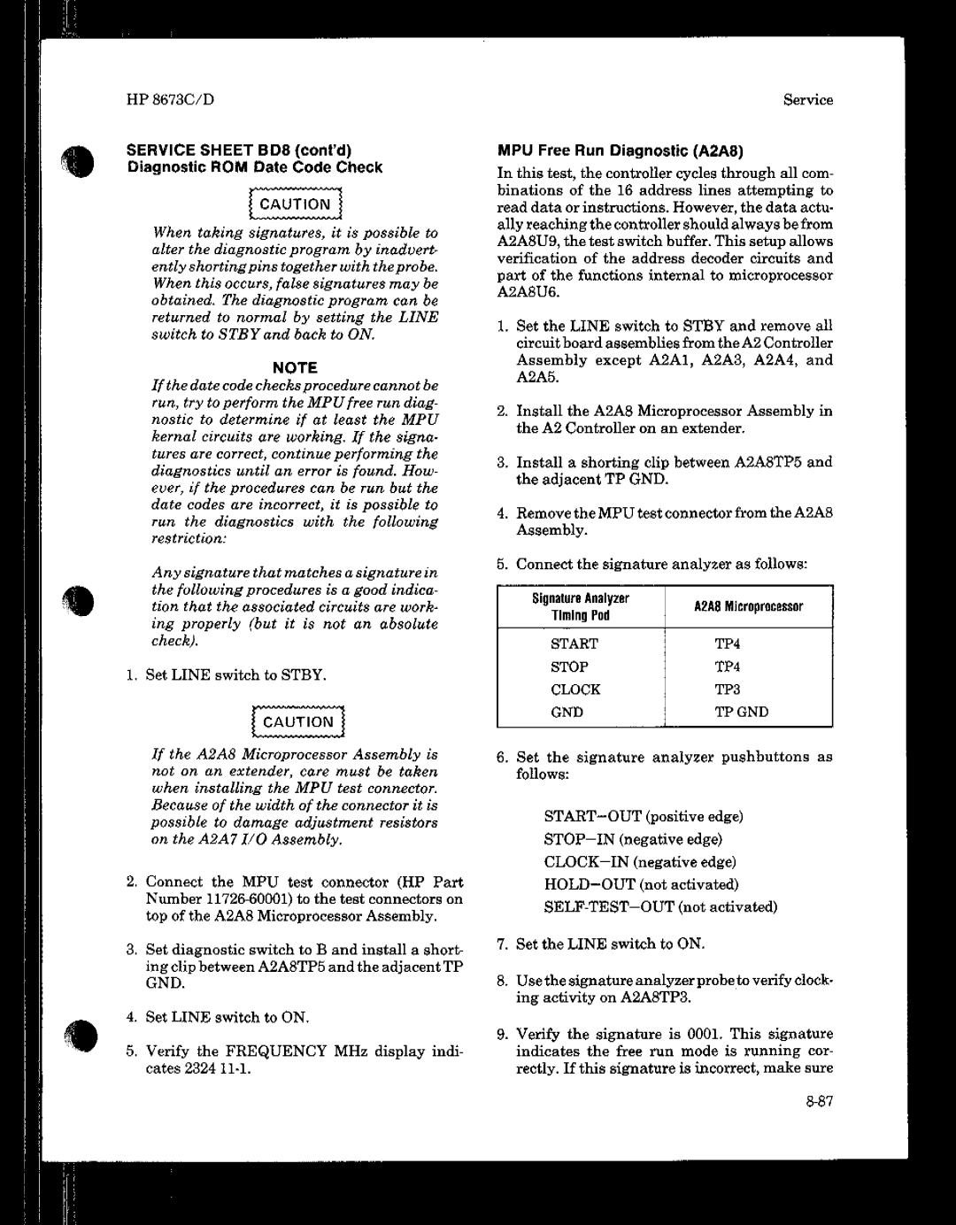 HP 8673 manual 