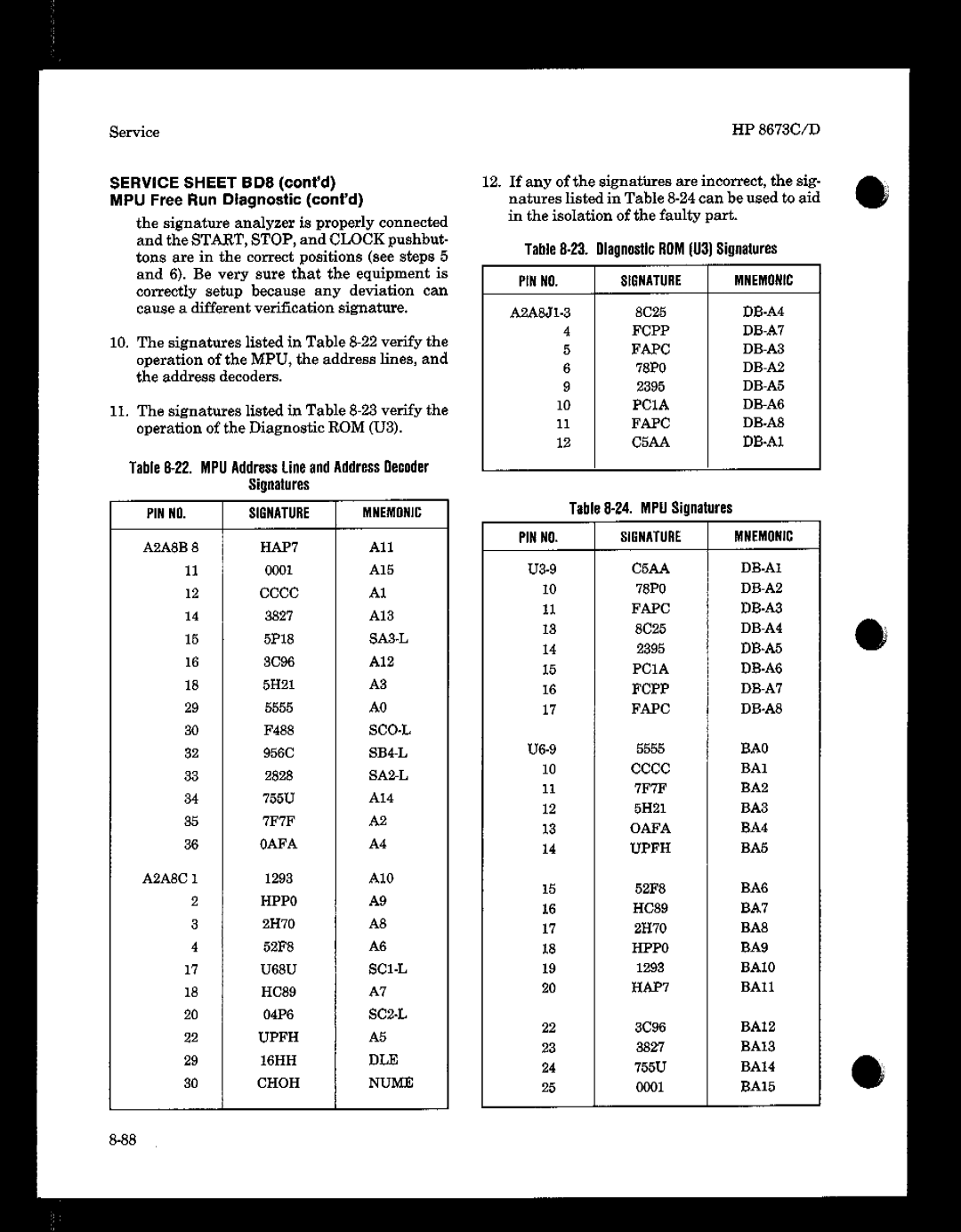 HP 8673 manual 