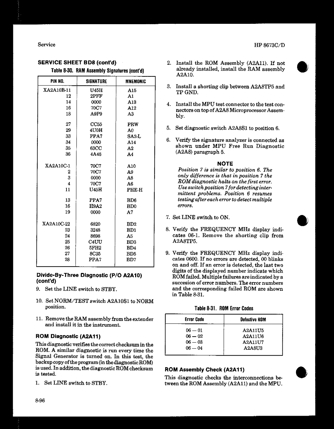 HP 8673 manual 