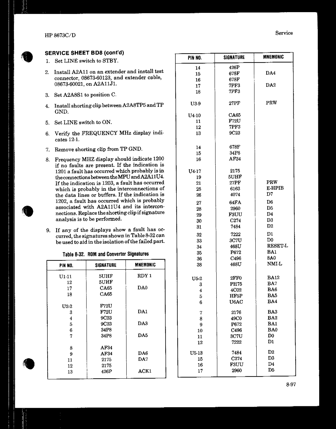 HP 8673 manual 