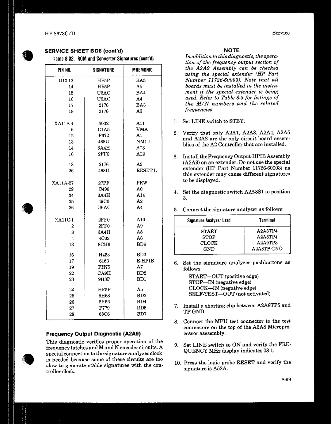 HP 8673 manual 