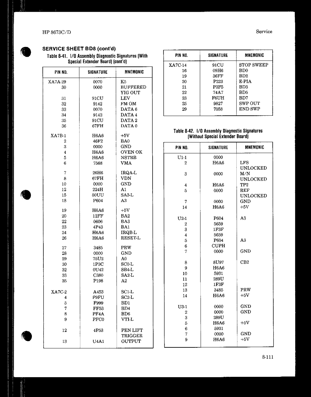 HP 8673 manual 