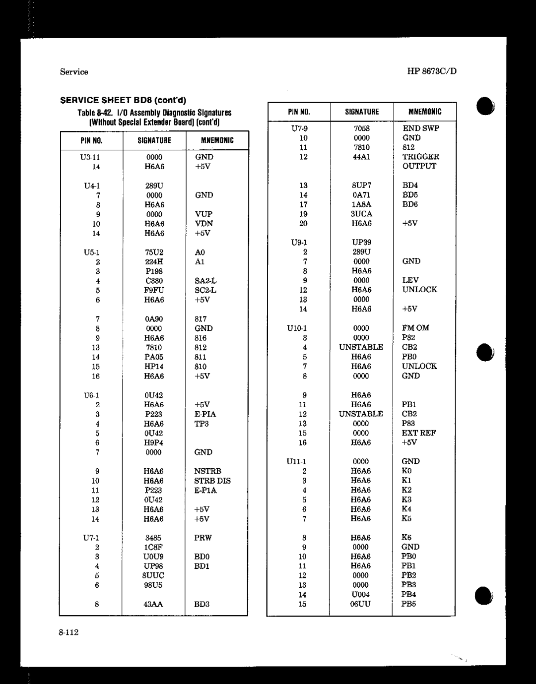 HP 8673 manual 