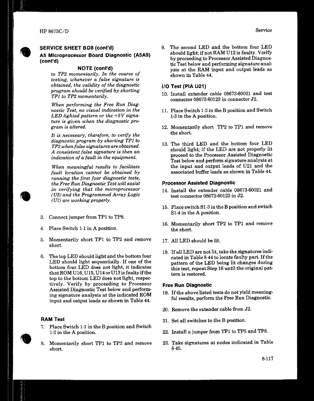 HP 8673 manual 