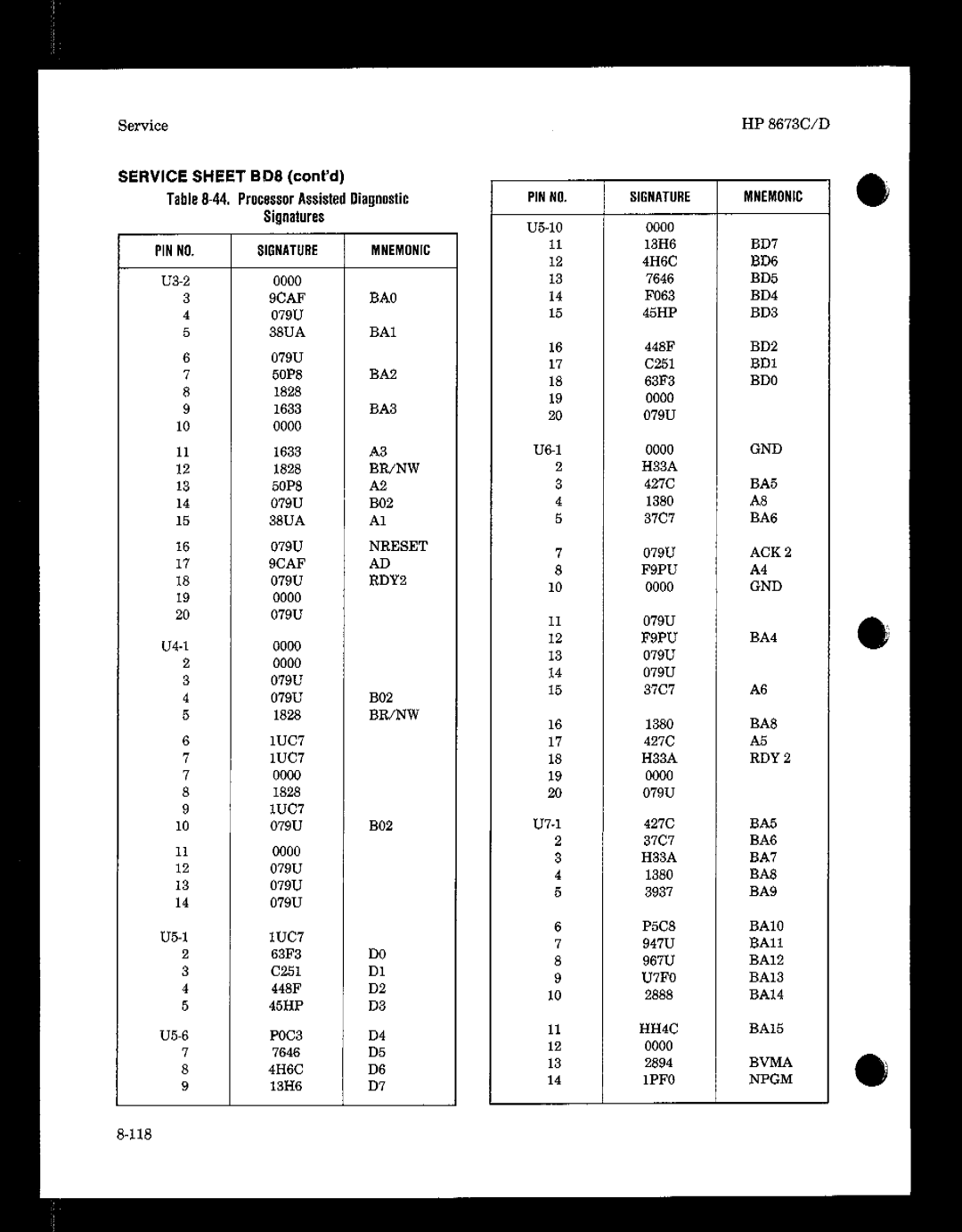 HP 8673 manual 