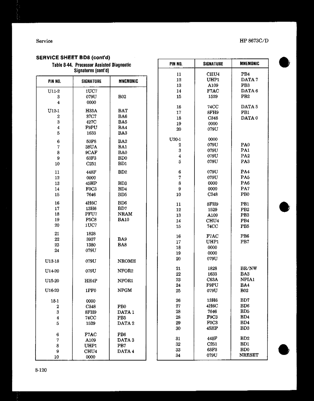 HP 8673 manual 