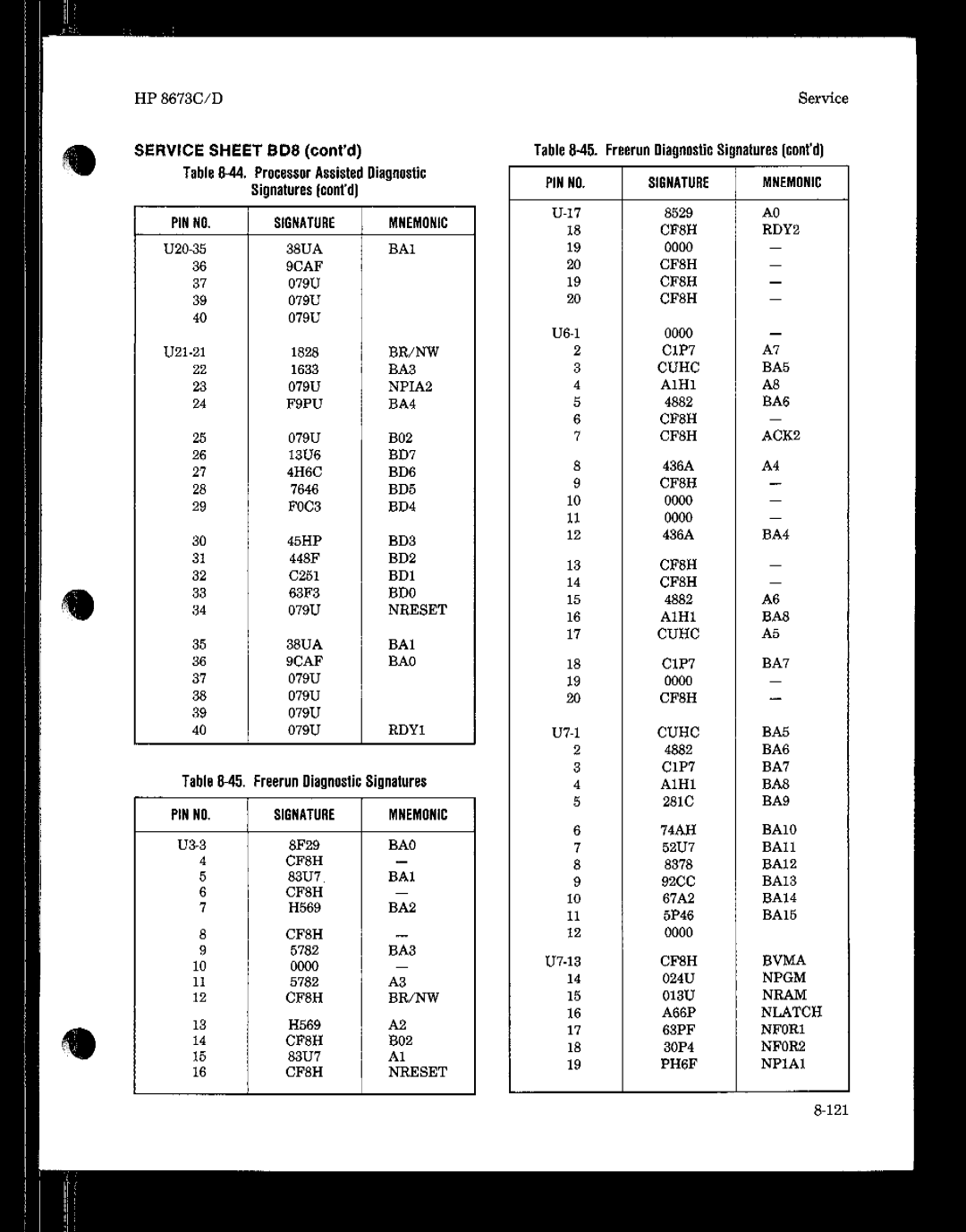 HP 8673 manual 