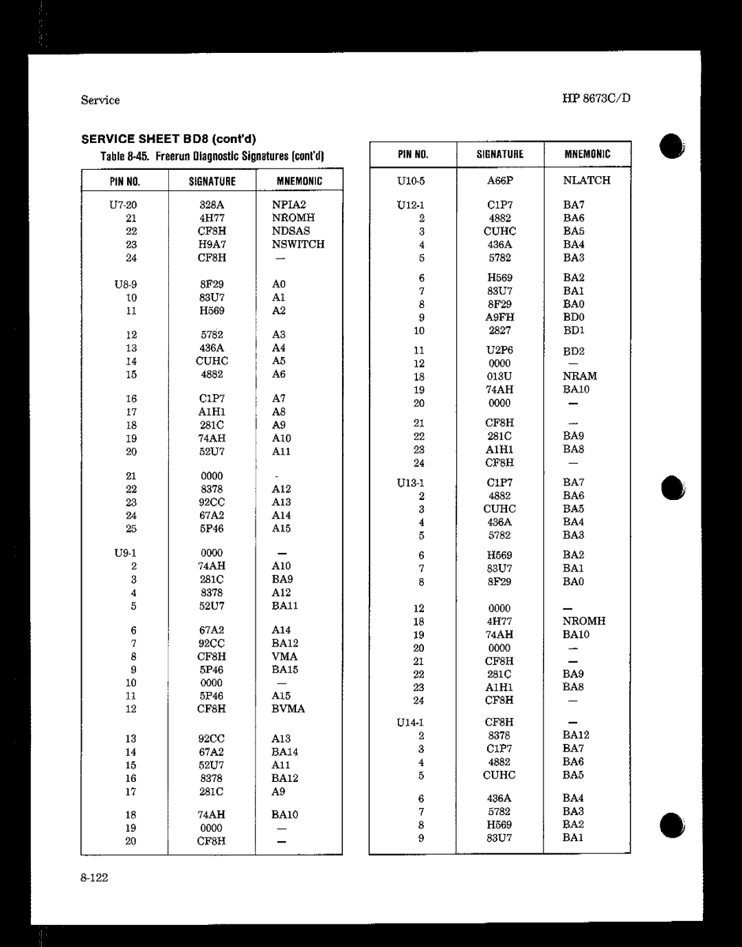 HP 8673 manual 