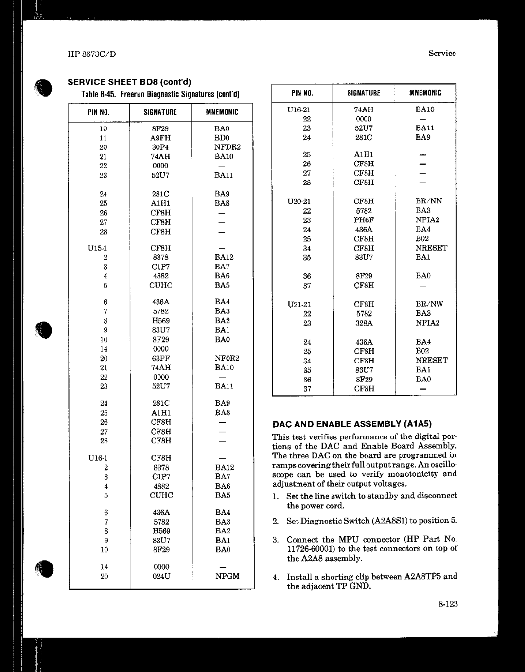 HP 8673 manual 